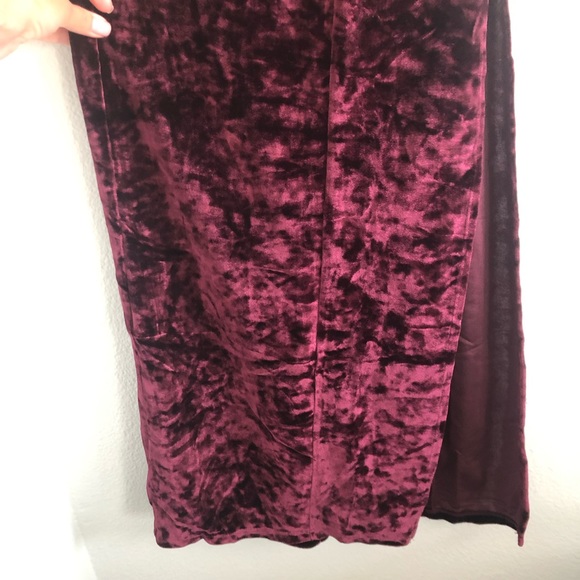 SOLD✨FREE PEOPLE Low Key Crushin Pomegranate Wine Dress - Picture 8 of 11